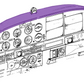 Piper PA-28 181/236 Series Glareshield Eyebrow Cover