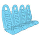 Rear Pax Seat Assy, Generation lll