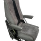 Beech 1900C/D pilot seat pan cover made of sheepskin and aviation leather
