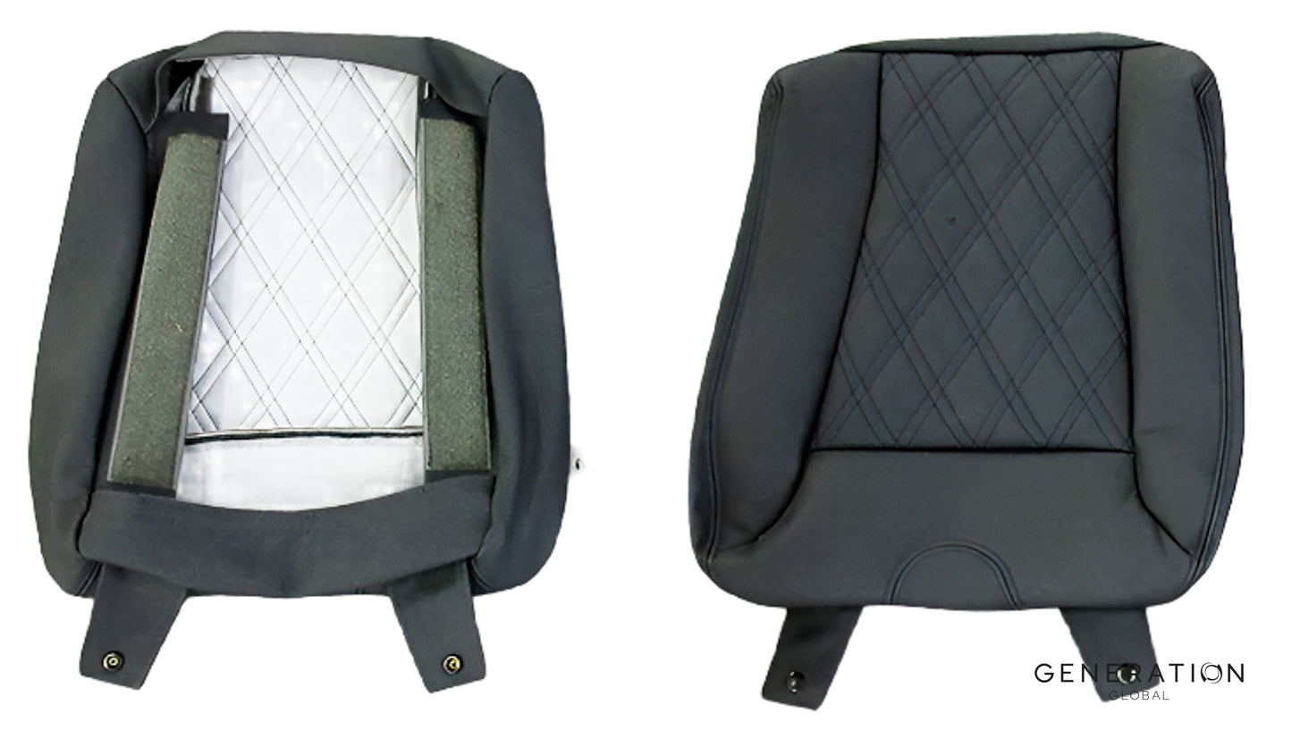 Airbus Helicopters H120 Crew Seat Covers. Leather seat upholstery 