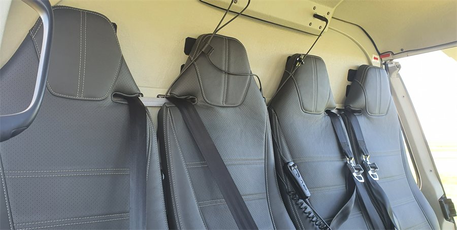 H125 Rear Pax Seat Assy