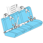 E Model, FWD Seat Assy, Generation I