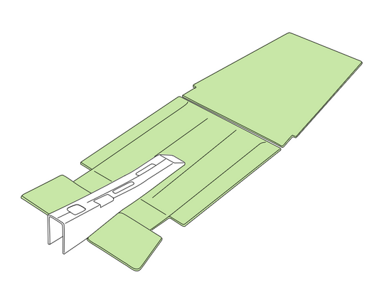 Cessna 182A Aircraft Interior Carpet Set | Premium Interior Upgrade Kit