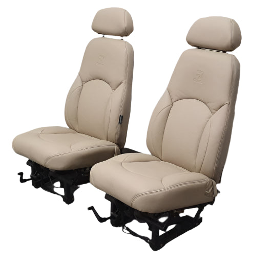 Cessna 182 P/Q leather seat cover kit with headrests