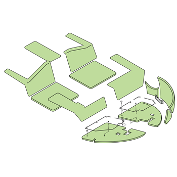 Robinson R44 Carpet Set