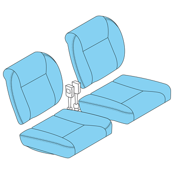 R44 Front Seat Assys, Generation II