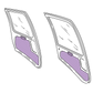 Robinson R44 door panel inserts