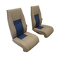 Custom leather crew seat for Bell 206 