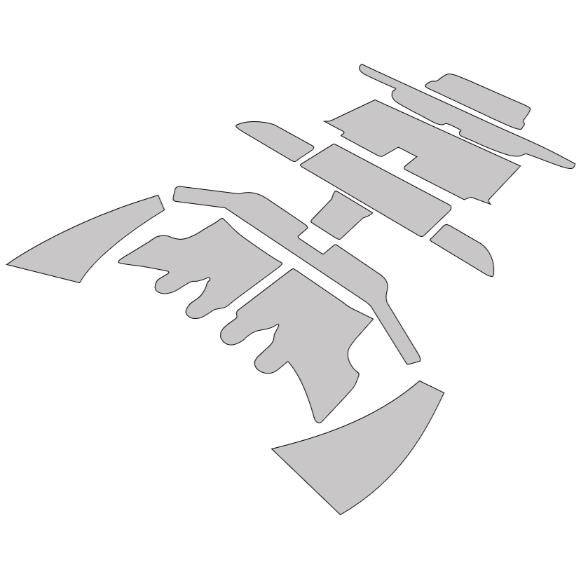 Bell206 Jetranger Vinyl Flooring Set