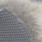 Fokker 50 Crew Seat Backrest Cover – Sheepskin and CS-50 Fabric – IPECO 