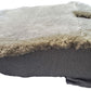Seat bottom cover for Bombardier DHC-8 cockpit – New Zealand sheepskin with nylon/wool blend, FAA/EASA/TCCA certified, OEM AviaTech.