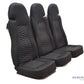 Airbus H120 rear seat assemblies Generation Global set of 3 with aviation leather covers and Genlite foam cushions.