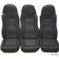Airbus H120 rear seat assemblies Generation Global set of 3 with aviation leather covers and Genlite foam cushions.