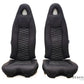 Airbus Helicopters H120 Crew Seat Covers. Leather seat upholstery 
