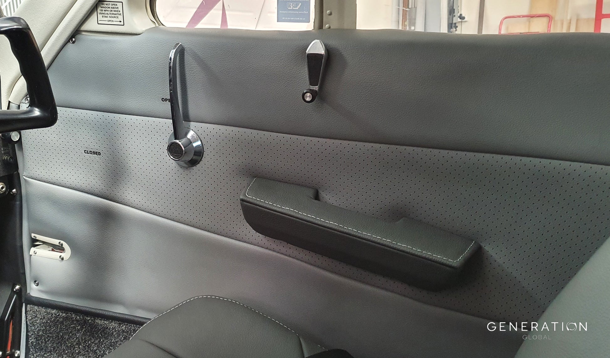 Cessna 177 Aircraft Interior Sidewall Trim Panel Set – Leather & Carpet Interior Upgrade