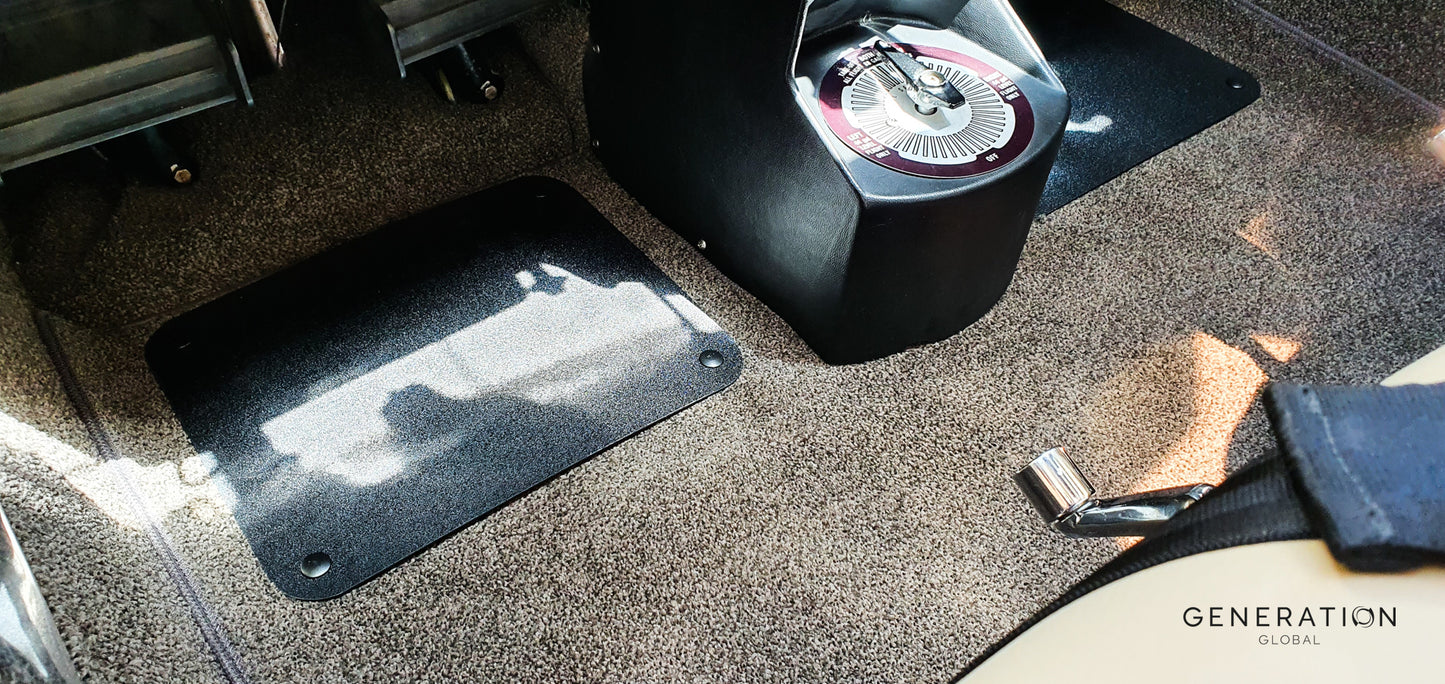 Cessna C182R & T182 Aircraft Interior Carpet Set Premium Interior Upgrade Kit