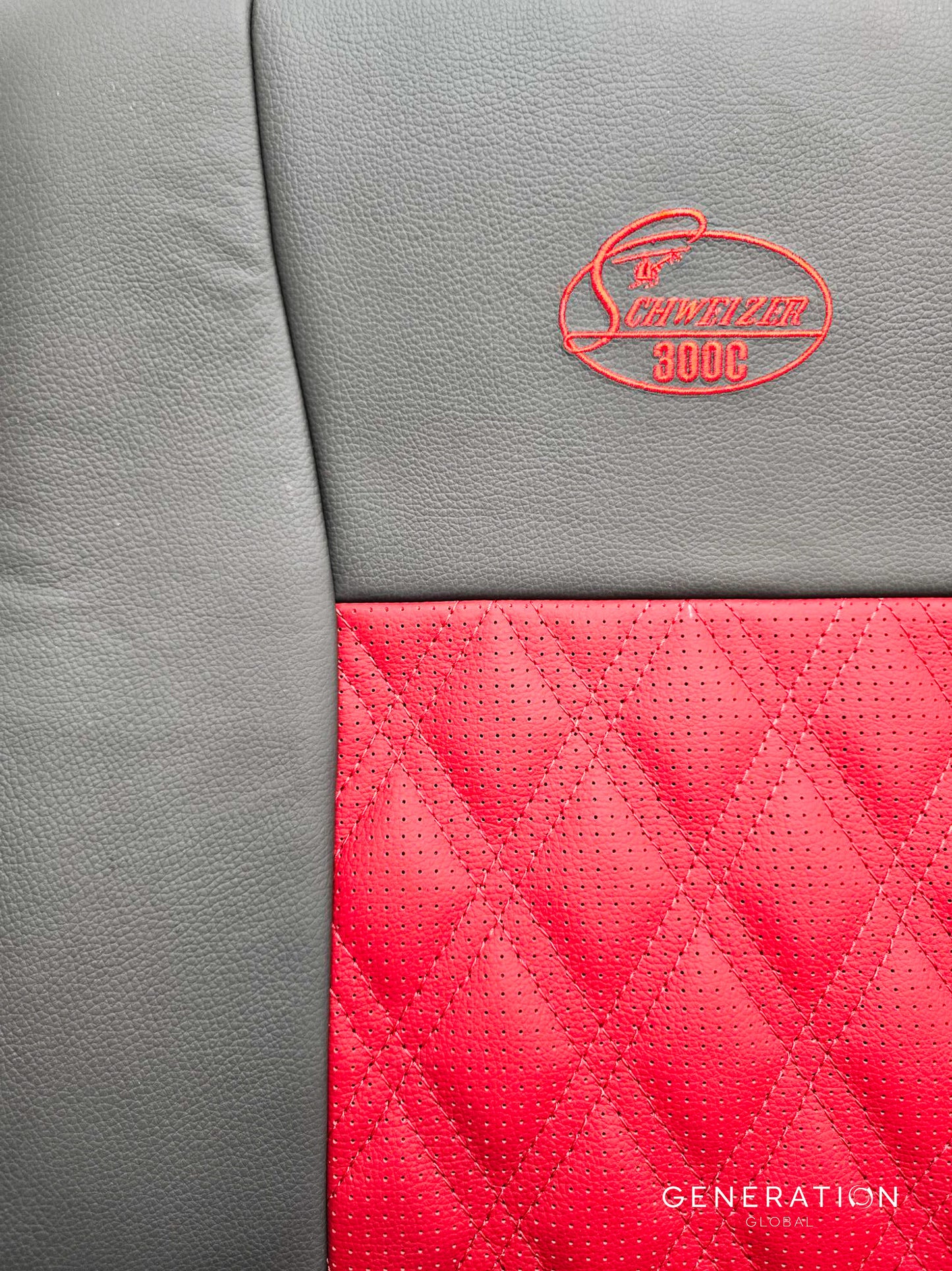 Seat Assemblies leather seat upholstery for Schweizer 300 