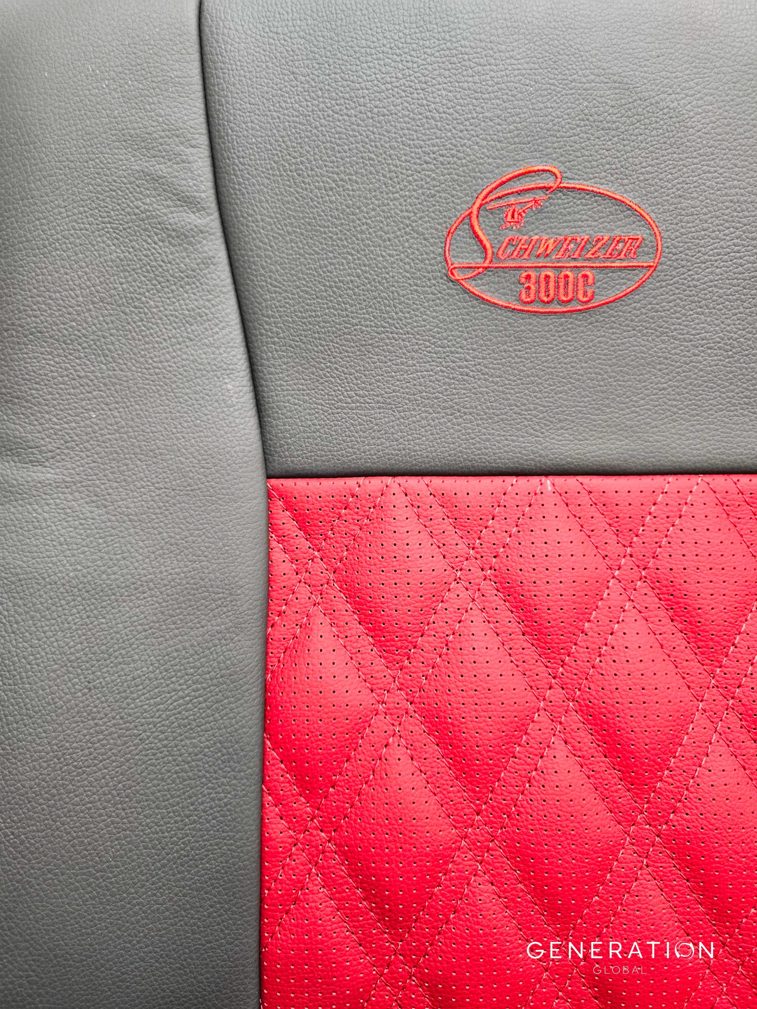 Seat Assemblies leather seat upholstery for Schweizer 300 