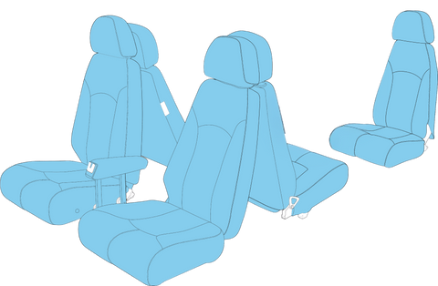 B58 Seat Upholstery - 5 Place Seating