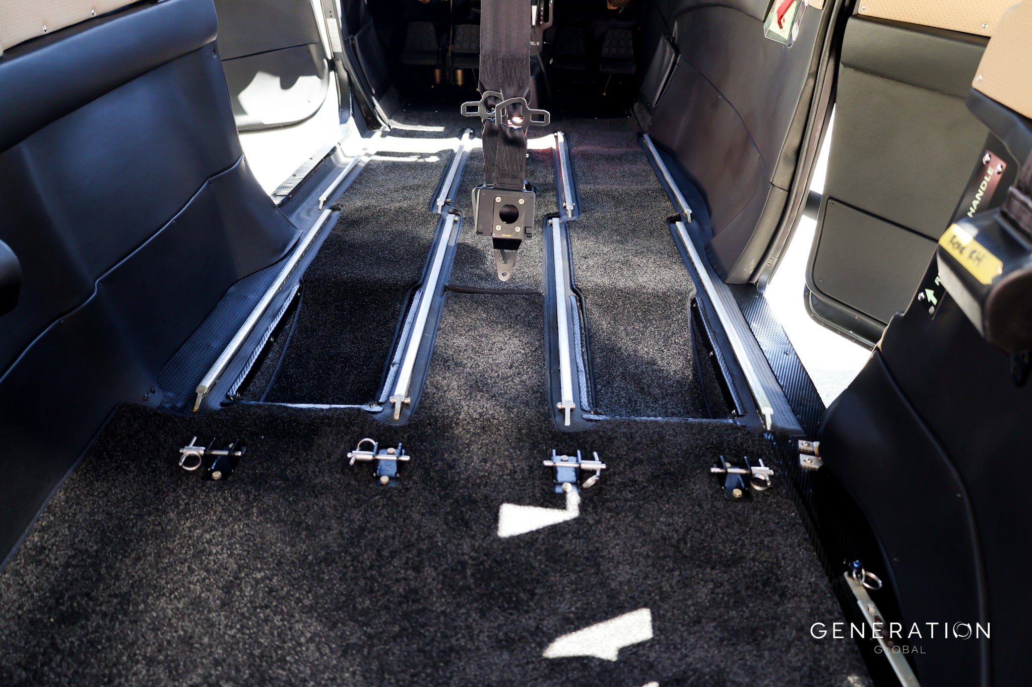 Cessna T206H Carpet Set with Alloy Heelmats | Aircraft Interior Kit