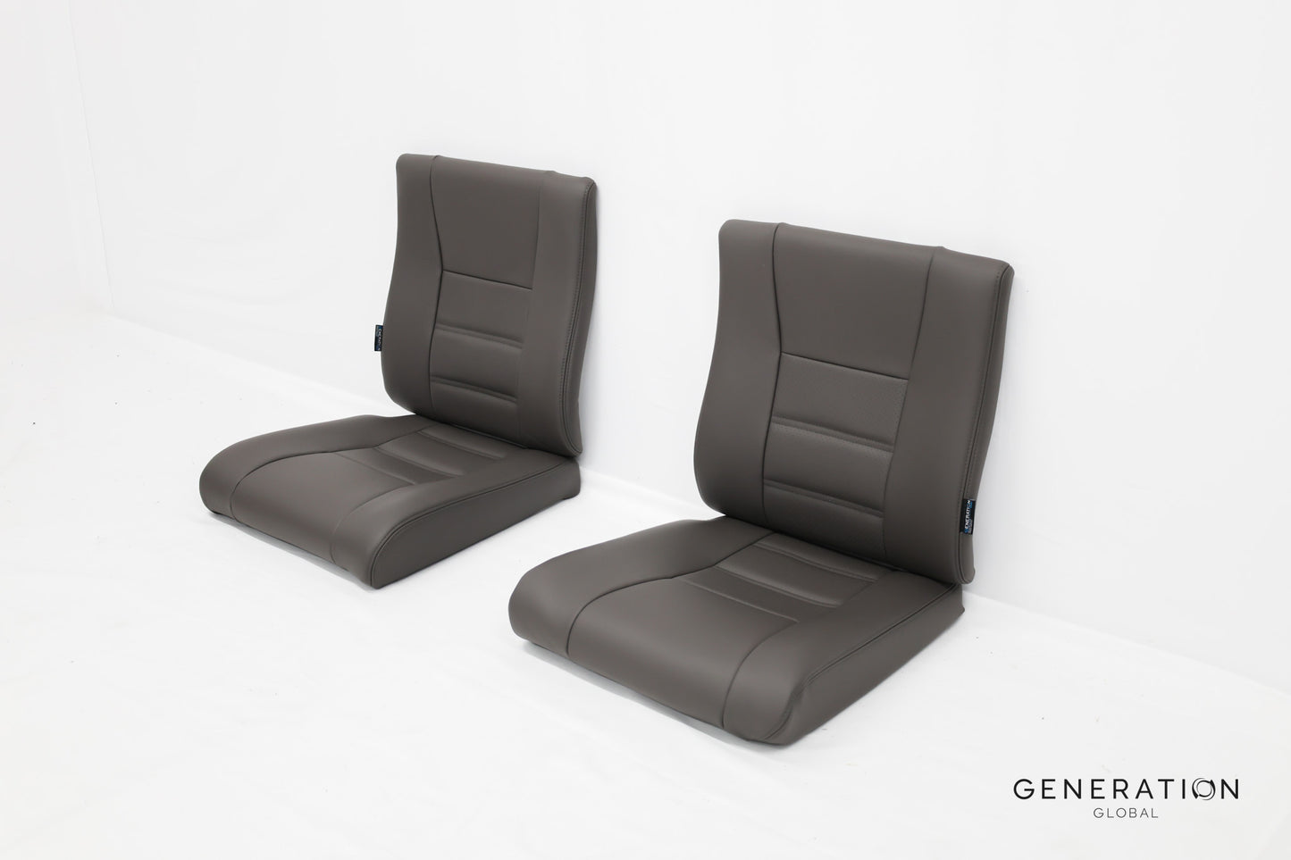 Hughes 269/300 seat assembly LH and RH – aviation leather and foam cushions