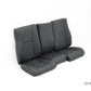 Set of 3 forward seat backrest and bottom assemblies (LH, RH, Centre) for MD/Hughes 369/500 helicopters, Generation I design.