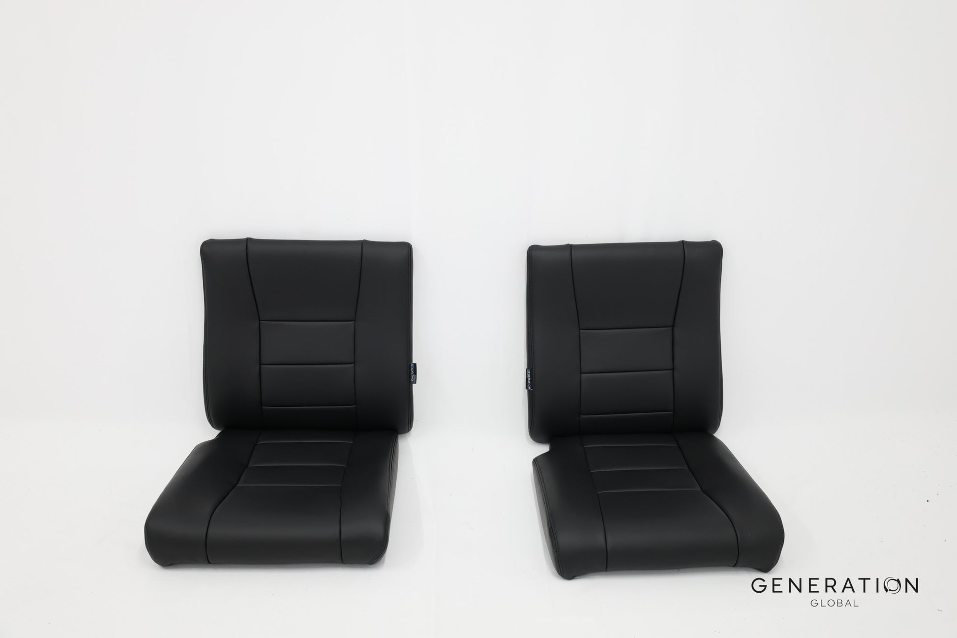 LH & RH Seat Assemblies for Hughes 269/300C, Schweizer S300 – Gen I, aviation leather, Genlite foam, Velcro panels, EASA approved