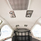 Beechcraft Baron E55 Aircraft Interior Headlining and rear bulkhead