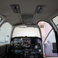 Beechcraft Baron E55 Aircraft Interior Headlining and rear bulkhead