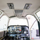 Beechcraft Baron E55 Aircraft Interior Headlining and rear bulkhead