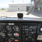 Cessna 172/180 Glareshield Cowl Deck Cover – Black Leather Look Vinyl