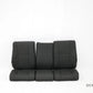 Set of 3 forward seat backrest and bottom assemblies (LH, RH, Centre) for MD/Hughes 369/500 helicopters, Generation I design.