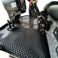 Complete helicopter vinyl flooring kit with precision‑cut panels and Velcro attachment system for MD/Hughes 269/300C and Schweizer S300.