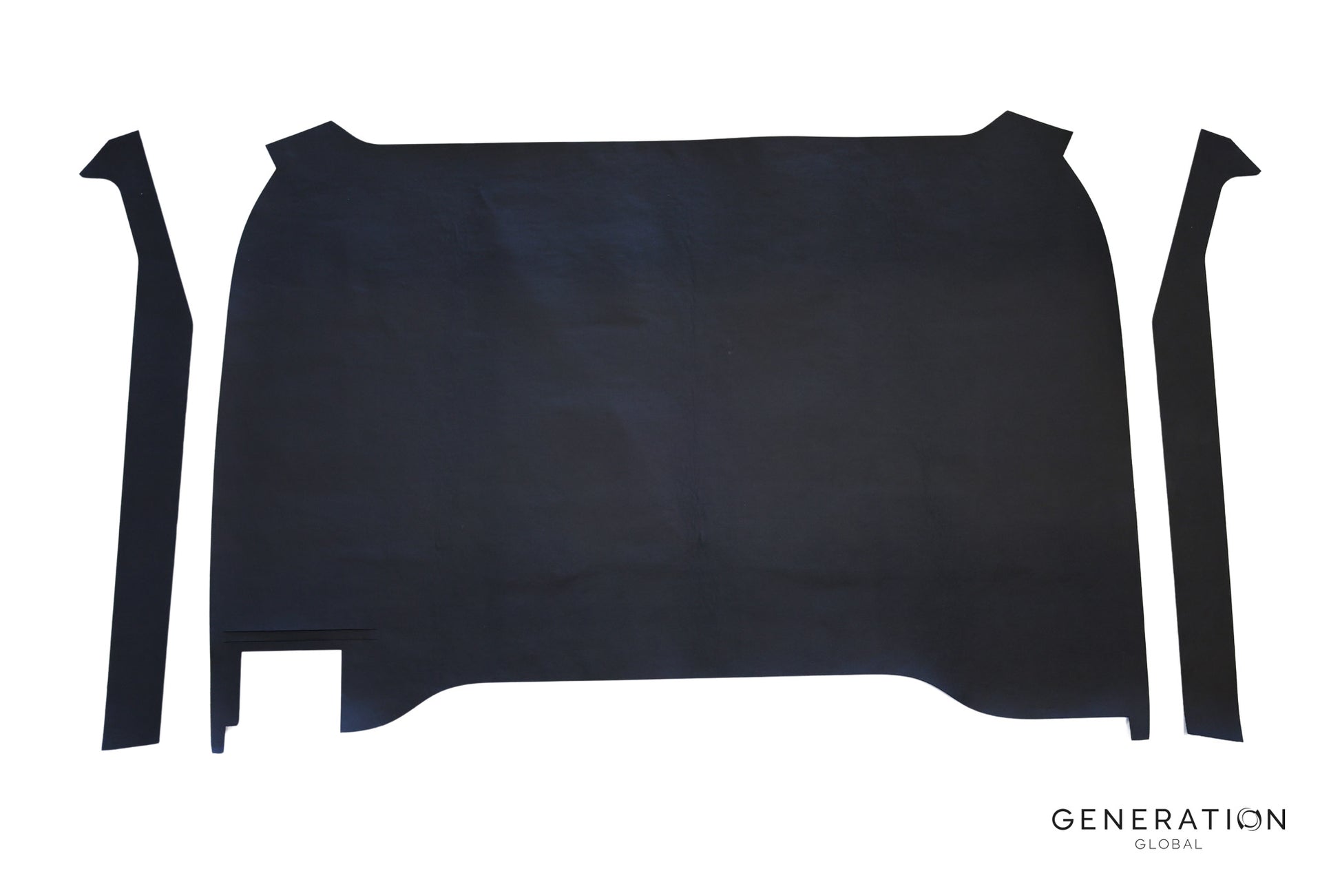 Rear bulkhead panels for Airbus H130 and Eurocopter EC130 helicopters, made from carpet-laminated vinyl, FAA and EASA approved, set of 3.