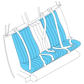 FWD Seat Assys, W/o Centre Seat