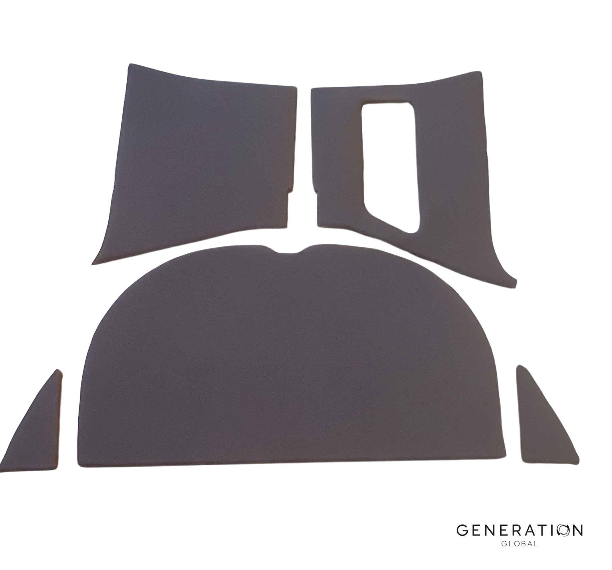 Robinson R22 Headlining and rear bulkhead upholstery