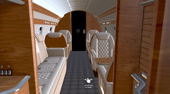 3D modeling and renders for bespoke Aircraft