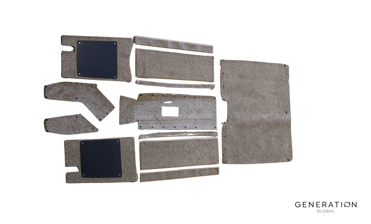 Piper PA-28-140 Carpet set for aircraft interior
