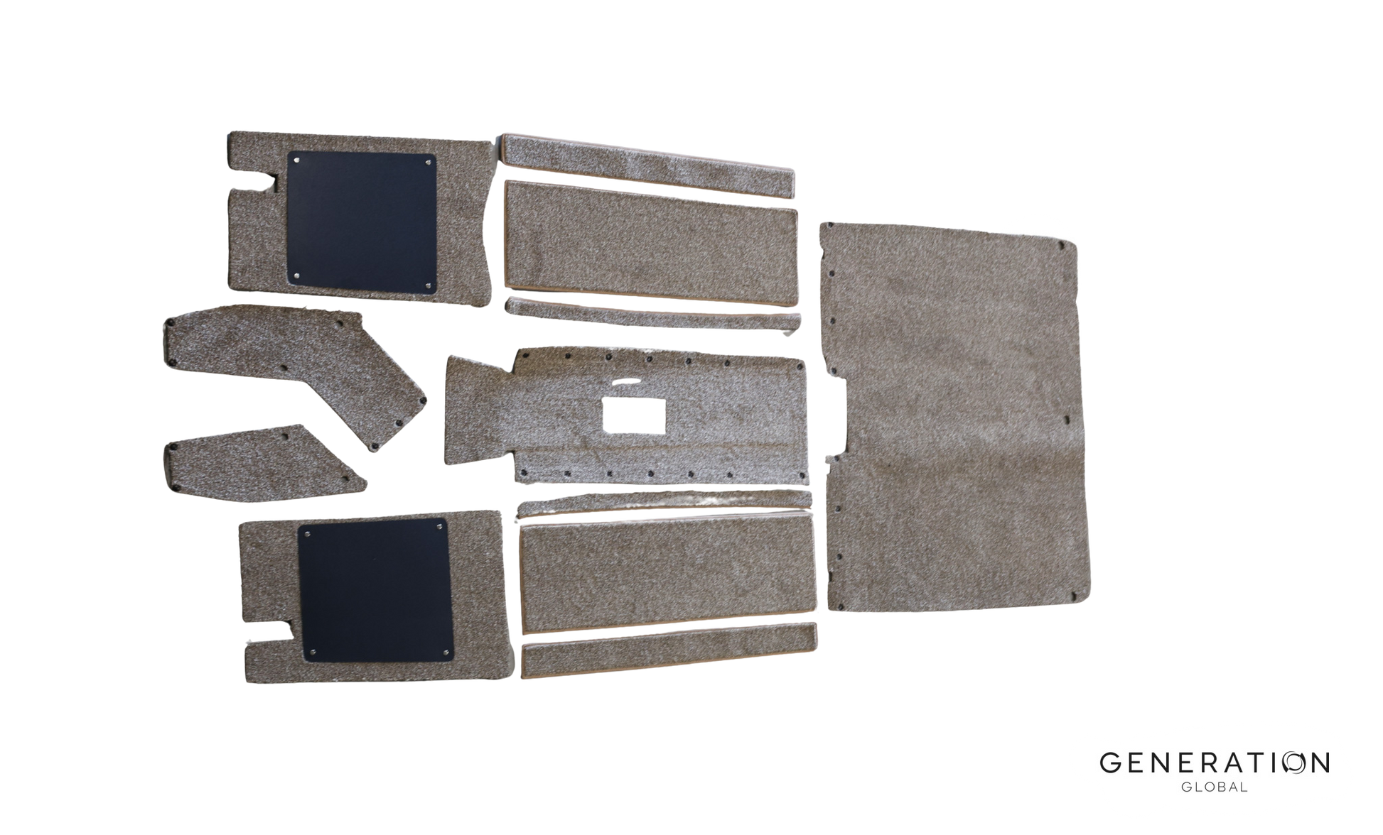 Piper PA-28-140 Carpet set for aircraft interior
