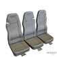Airbus H120 rear seat assemblies Generation Global set of 3 with aviation leather covers and Genlite foam cushions.