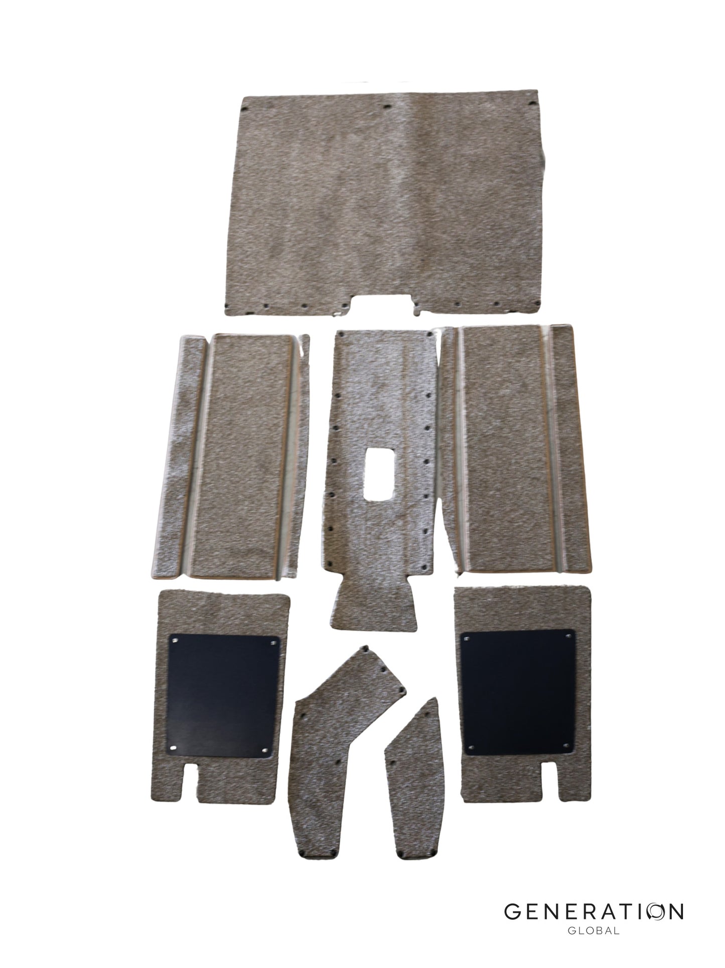 Plush WN-120 aviation carpet for Piper PA-28-140 aircraft interior refurbishment and restoration.