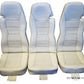 Airbus H120 rear seat assemblies Generation Global set of 3 with aviation leather covers and Genlite foam cushions.