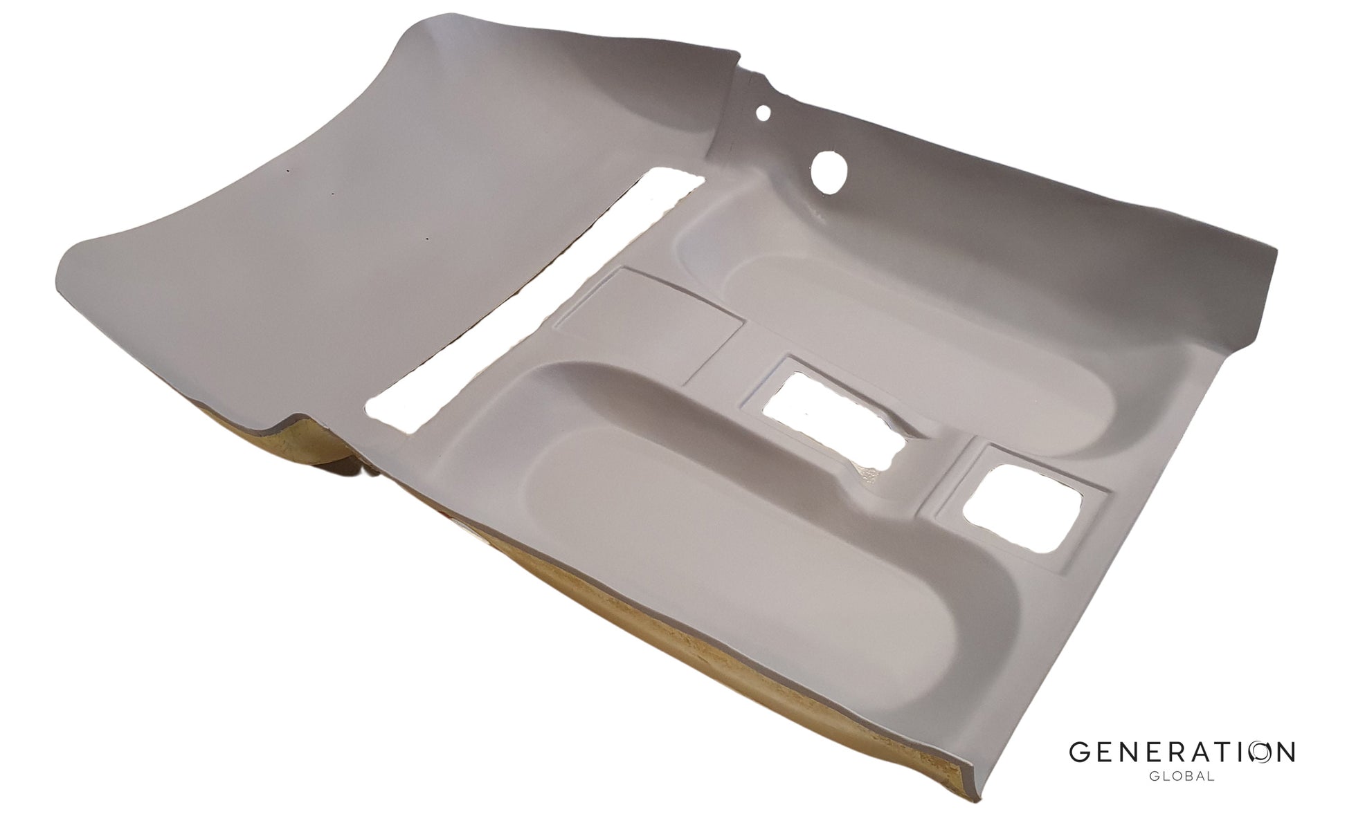 Custom color foam-backed headlining fabric for Cessna C172