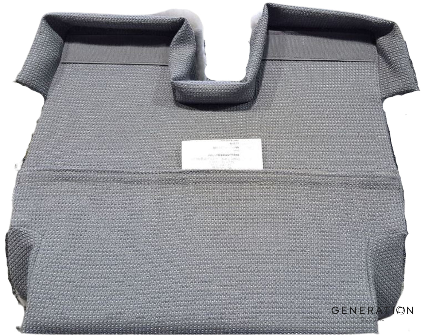Seat bottom cover for Bombardier DHC-8 cockpit – New Zealand sheepskin with nylon/wool blend, FAA/EASA/TCCA certified, OEM AviaTech.