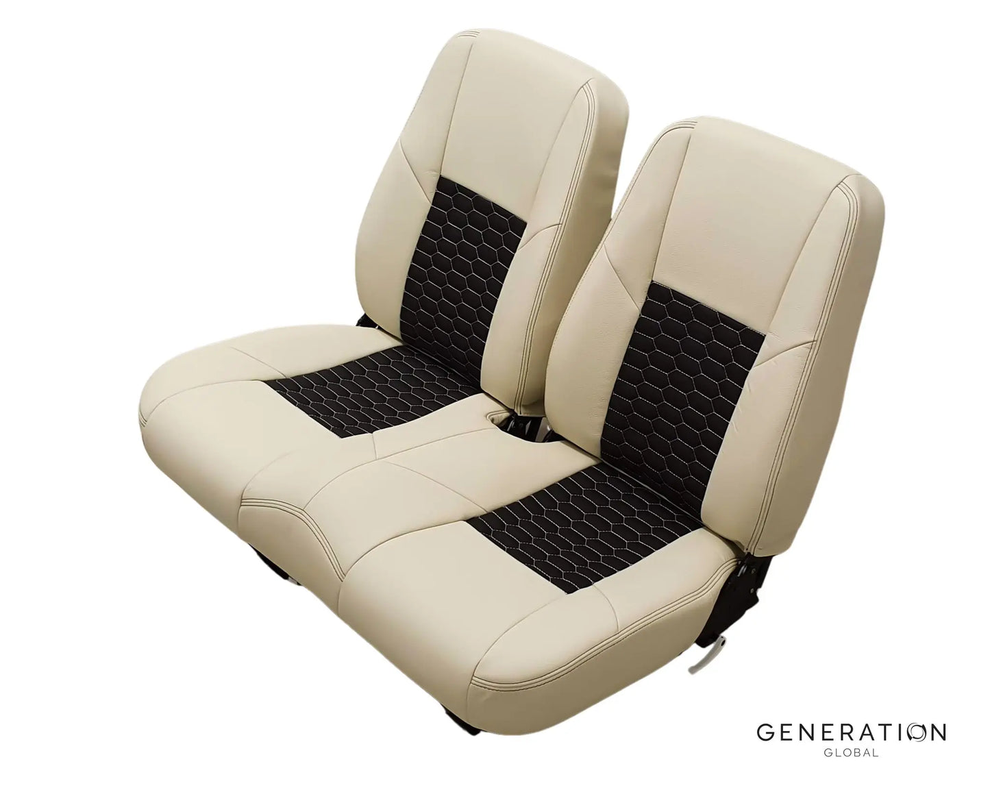 Cessna C180/c185 Middle Bench Seat Upholstery - High Back (1974-81) Leather Kit