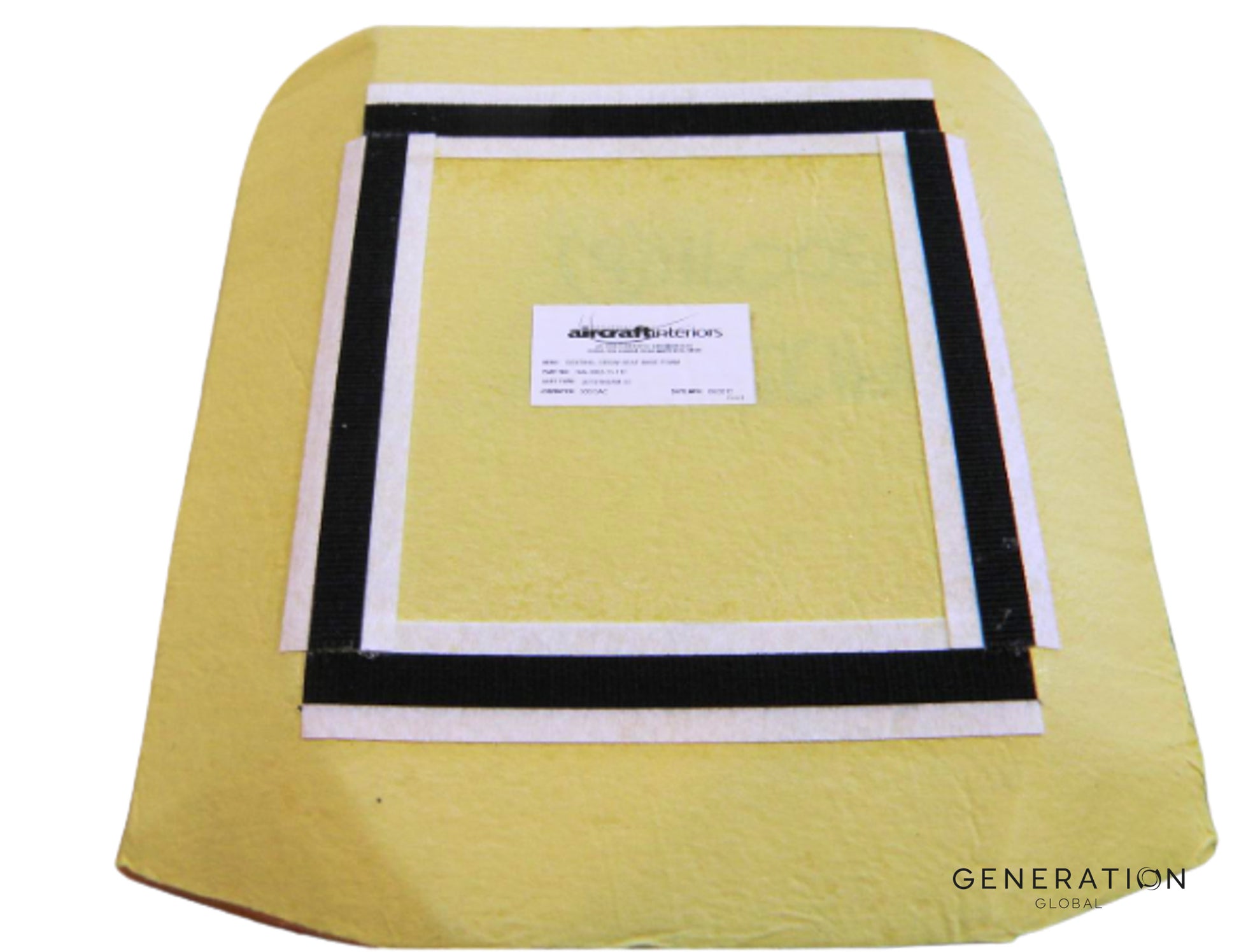 GEN-1802-11-12F Seat Pan Cushion for J31/32 Aircraft – Genlite Foam, FAA/EASA/TCCA Certified