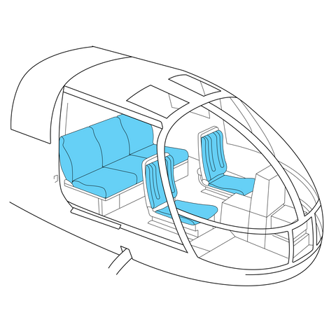 BO-105 Seating - Generation I