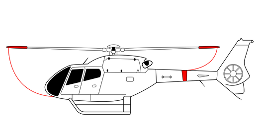 EC120 Blade tie downs