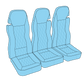 EC120 Rear Pax Seat Assy's