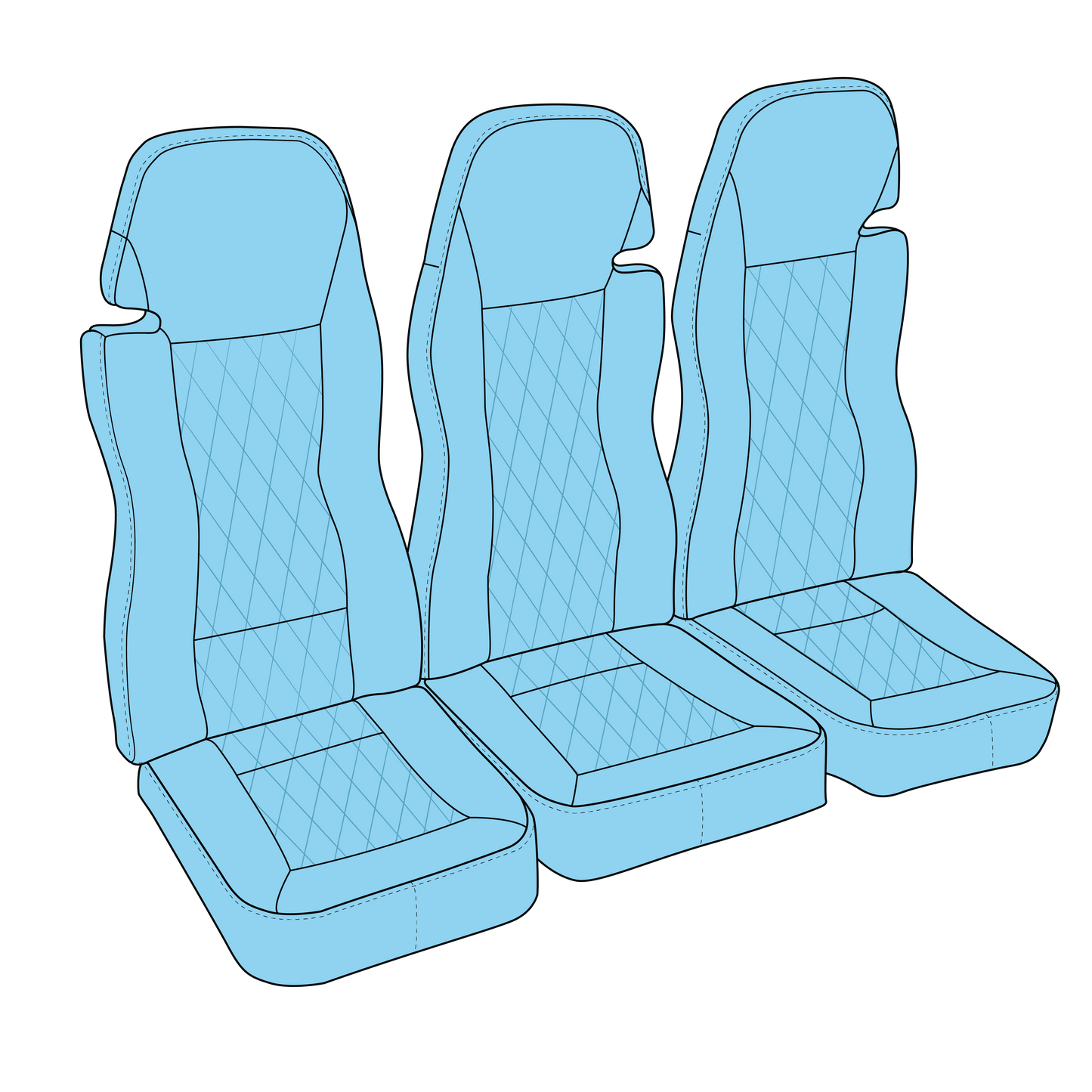 EC120 Rear Pax Seat Assy's